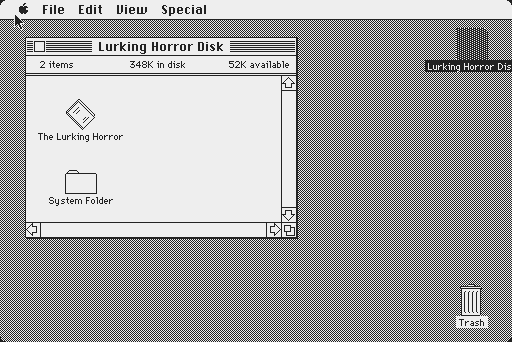 Screenshot for The Lurking Horror r203-870506-G